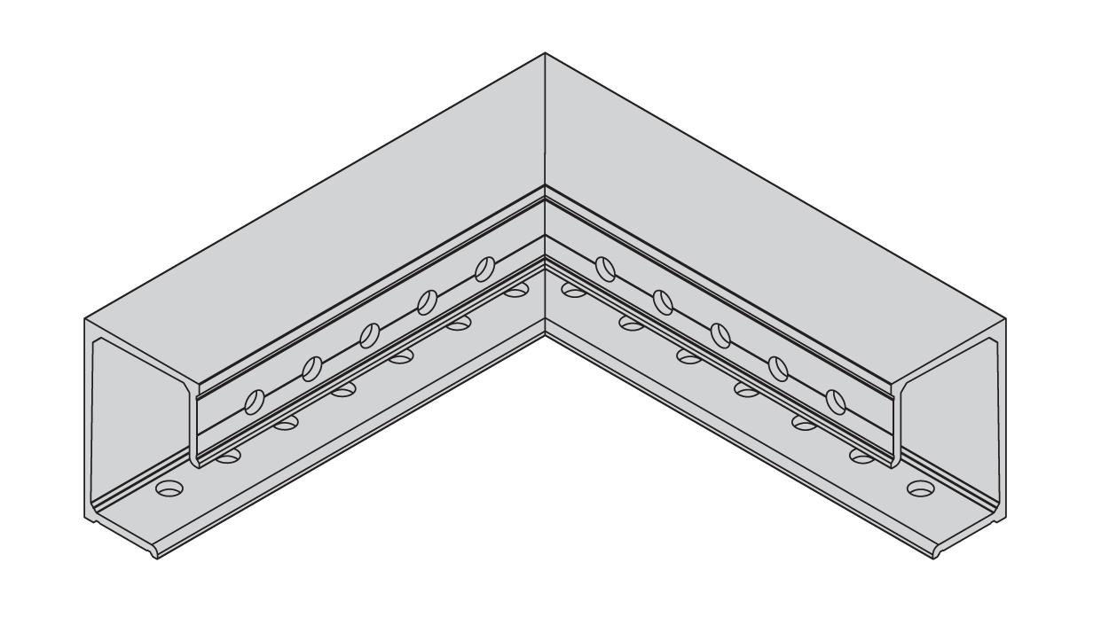 Aluminium Internal Corner